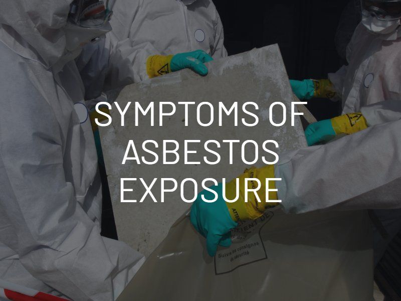 symptoms of asbestos exposure