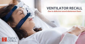 CPAP Ventilator recall lawsuit