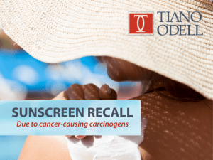 Sunscreen recall lawsuit 